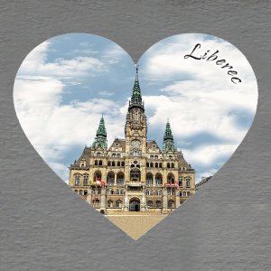 Liberec - magnet srdce