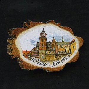 Wawel - Kraków - magnet kůra malá