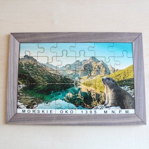 Morskie Oko svišť - puzzle