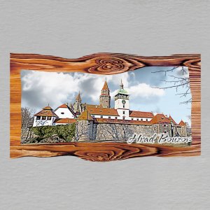 Bouzov - hrad - magnet prkno