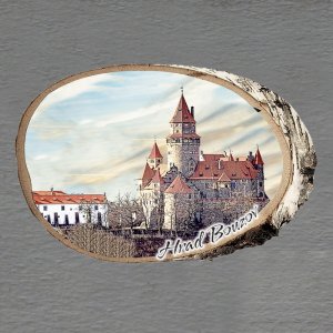 Bouzov - hrad - magnet bříza