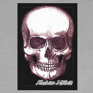 Lebka - magnet C6 dvojitý