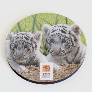 Liberec - Tygr - podtácek laser kulatý