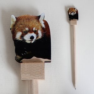 Panda červená - tužka