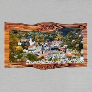 Banská Štiavnica - magnet prkno