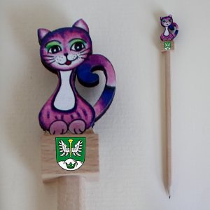 Horní Bečva Růžová kočka - tužka