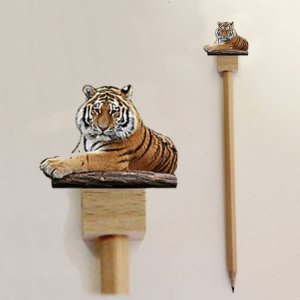Tygr ležící - tužka