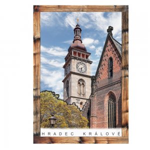 Hradec Králové - magnet C6 rám dvojitý