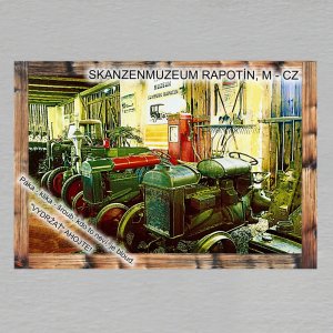 Skanzen muzeum Rapotín - magnet C6 rám