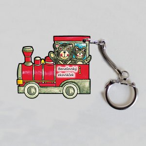 Benešovský ekovláček - klíčenka