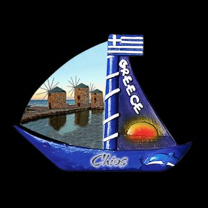 Chios - magnet loď