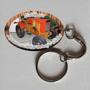 Muzeum zem. techniky Čáslav - Svoboda 22 - klíčenka ovál