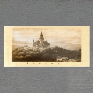 Bouzov - hrad - pohled DL