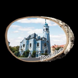 Bratislava - Kostol sv. Alžbety - magnet bříza