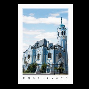 Bratislava - Kostol sv. Alžbety - magnet C6