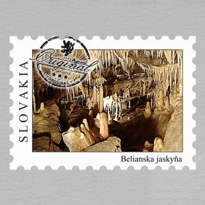 Belianska jaskyňa - magnet známka