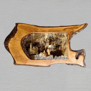 Belianska jaskyňa - magnet oliva DL