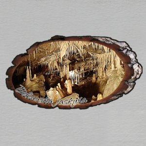 Belianska jaskyňa - magnet kůra ovál
