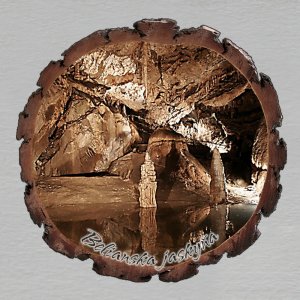 Belianska jaskyňa - magnet kůra kulatá