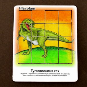 Dino - Tyranosaurus rex - hlavolam