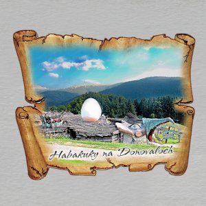 Habakuky na Donovaloch - magnet pergamen
