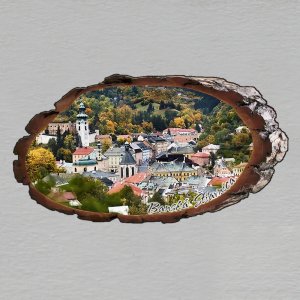 Banská Štiavnica - magnet kůra ovál