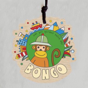 Bongo park - přívěsek na krk