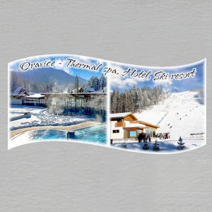 Oravice - Thermal Spa - Hotel Ski resort - magnet vlnka koláž