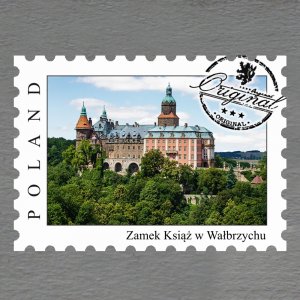 Zamek Książ w Wałbrzychu - magnet známka