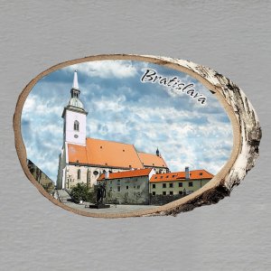 Bratislava - Katedrála svätého Martina - magnet bříza