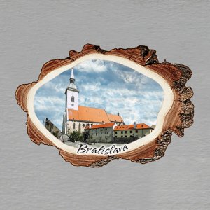 Bratislava - Katedrála svätého Martina - magnet kůra malá