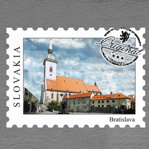 Bratislava - Katedrála svätého Martina - magnet známka