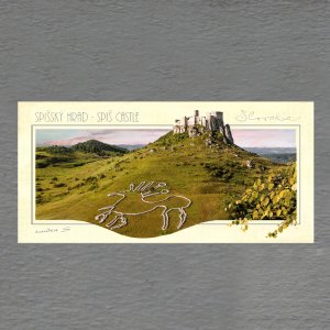 Spišský hrad - Keltský motiv - pohled DL rám nový