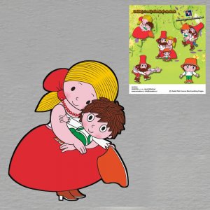 Manka a Cipísek - magnet na letáčku