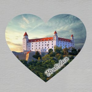 Bratislava - Hrad - magnet srdce
