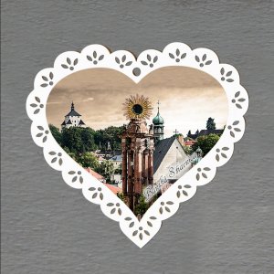 Banská Štiavnica - magnet srdce krajka