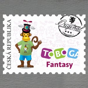 Toboga - magnet známka