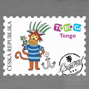 Toboga - Tongo - magnet známka