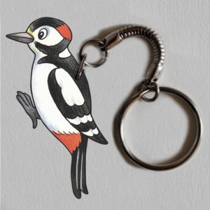 Strakapoud - klíčenka