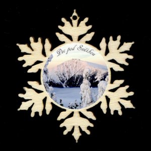 Pec pod Sněžkou - magnet vločka