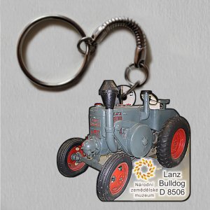 Národní zemědělské muzeum - Čáslav - Lanz Bulldog D 8506 - klíčenka