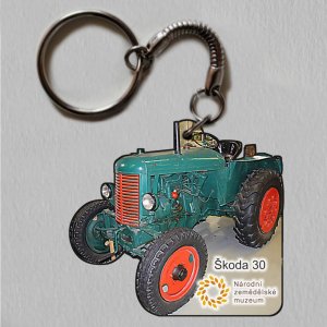 Národní zemědělské muzeum  - Čáslav - Škoda 30 - klíčenka