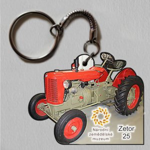 Národní zemědělské muzeum  - Čáslav - Zetor 25 - klíčenka