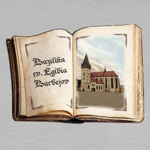 Bardejov - Bazilika sv. Egidia - magnet kniha