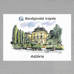 Bardejov - Bardejovské Kúpele - Astória - magnet C6