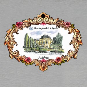 Bardejov - Bardejovské Kúpele - Astória - magnet rám ornament