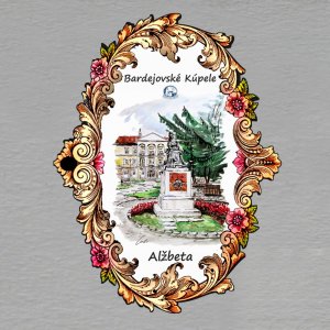 Bardejov - Bardejovské Kúpele - Alžbeta - magnet ornament