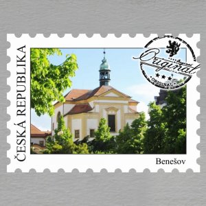 Benešov - magnet známka