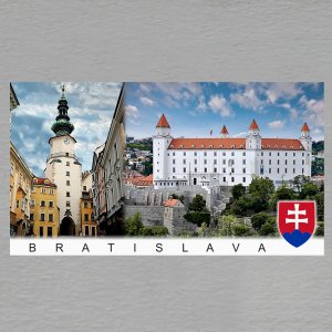 Bratislava - Michalská brána - znak - magnet DL koláž