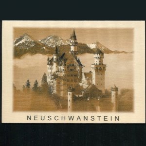 Neuschwanstein - pohled C6 - sépie